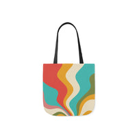 Cool Colorful Retro Canvas Tote Bag