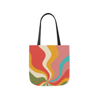 Cool Colorful Retro Canvas Tote Bag