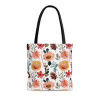 Floral Design Tote Bag