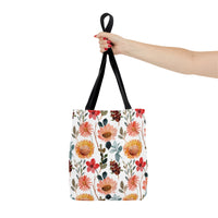 Floral Design Tote Bag