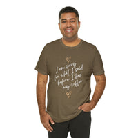 I'm Sorry for What I Said Before I Had My Coffee Short Sleeve Tee