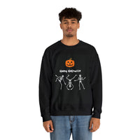 Happy Halloween Skeleton Crewneck Sweatshirt