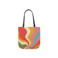 Cool Colorful Retro Canvas Tote Bag