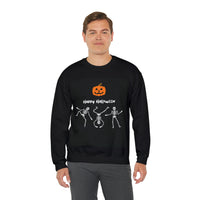 Happy Halloween Skeleton Crewneck Sweatshirt
