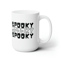 Halloween White Spooky Ceramic Mug 15oz