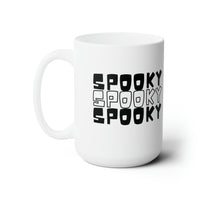 Halloween White Spooky Ceramic Mug 15oz