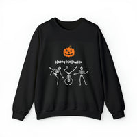 Happy Halloween Skeleton Crewneck Sweatshirt