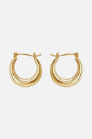 Round Hoop Earrings