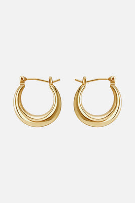 Round Hoop Earrings