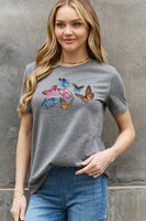 Simply Love Full Size Butterfly Graphic Cotton Tee