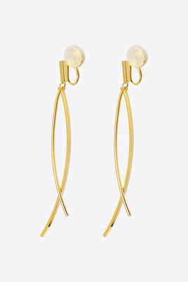 18K Gold Plated Clip-On Earrings