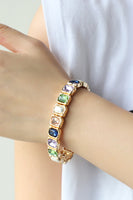 Glass Stone Alloy Bracelet