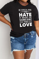 Simply Love Full Size Slogan Graphic Cotton Tee