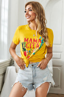 MAMACITA Graphic Round Neck Tee