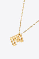 A to J Letter Pendant Nekclace