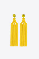 Beaded Tassel Earrings