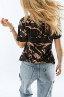 HEY COWBOY BOHEMIAN COWGIRL Graphic Tie-Dye Tee