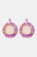 Flower Shape Dangle Earrings