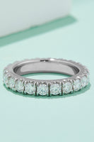 Adored 2.3 Carat Moissanite 925 Sterling Silver Eternity Ring