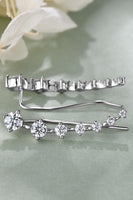 1.9 Carat Moissanite 925 Sterling Silver Earrings