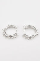 925 Sterling Silver Huggie Earrings