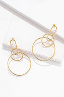 Speak For Yourself Link Hoop Earrings