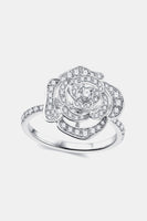 Moissanite Flower Shape Ring