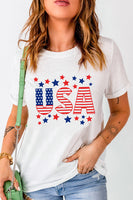 USA Star and Stripe Graphic Tee