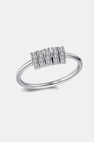 925 Sterling Silver Five Hoops Ring