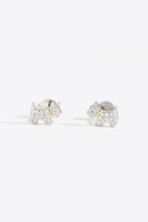 Puppy Zircon 925 Sterling Silver Stud Earrings