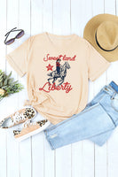 SWEET LAND OF LIBERTY Graphic Short Sleeve Tee