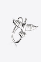 Bird-Shaped 925 Sterling Silver Single Cuff Earring