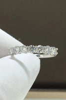 Charming Moissanite 925 Sterling Silver Ring