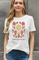 Simply Love Full Size TODAY IS A GOOD DAY Graphic Cotton Tee