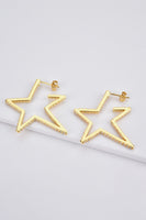 Zircon Star 925 Sterling Silver Earrings