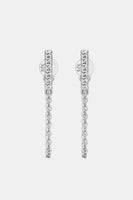 Moissanite 925 Sterling Silver Connected Earrings