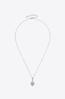 2 Carat Moissanite 925 Sterling Silver Necklace