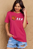 Simply Love Full Size Jack-O'-Lantern Graphic Cotton T-Shirt