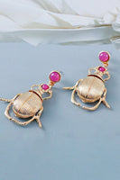 Bug Shape Dangle Earrings