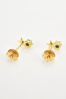 Zircon Star Stud Earrings