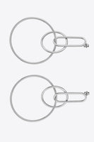 Speak For Yourself Link Hoop Earrings