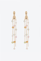 Beaded Long Chain Earrings