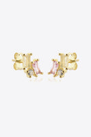 Zircon 925 Sterling Silver Stud Earrings