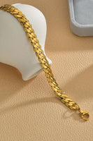 Stainless Steel Curb Chain Bracelet