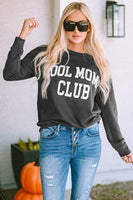 COOL MOM CLUB Round Neck Short Sleeve Sweatshirt