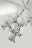 Cross Pendant Stainless Steel Necklace