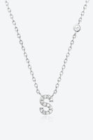 Q To U Zircon 925 Sterling Silver Necklace