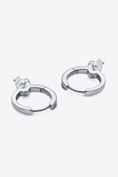 2 Carat Moissanite 925 Sterling Silver Drop Earrings