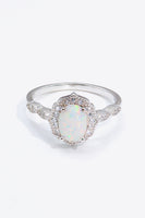 Just For You 925 Sterling Silver Opal Ring