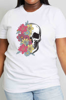 Simply Love Full Size Skull Graphic Cotton T-Shirt